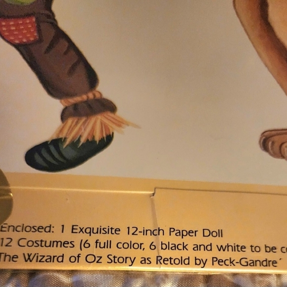 Wizard of oz paper doll set - Picture 2 of 4